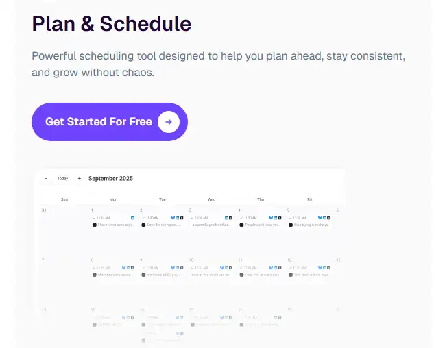 PostSyncer Dashboard showing social media analytics and scheduling interface